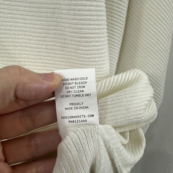 Kerisma RYU ll Boat Neck Ribbed Dolman Sleeve Oversized Top Womens M/L Lagenlook - Picture 6 of 6